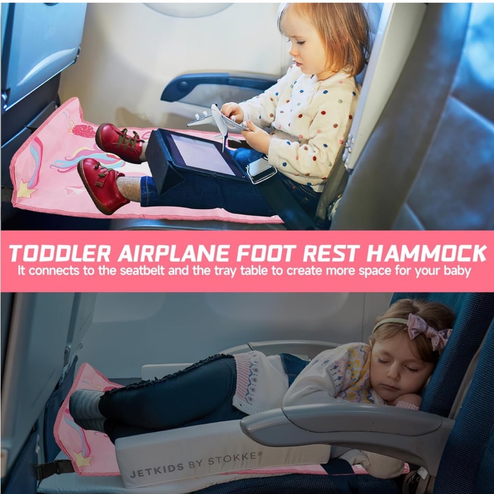 Toddler airplane foot rest or hammock